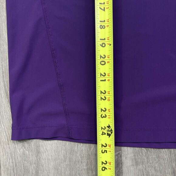 Athleta Purple Shirt Top Women’s Size Medium Gym Workout Yoga Casual Stretch - Picture 8 of 8